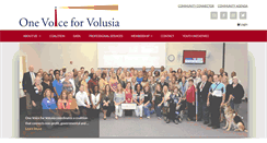 Desktop Screenshot of onevoiceforvolusia.org